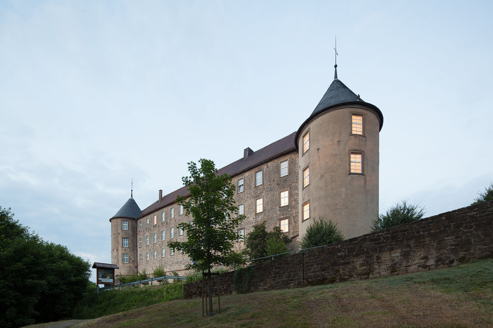 german-property - the picture shows the headquarters of the company german-property, the castle of Waldenburg in Germany 