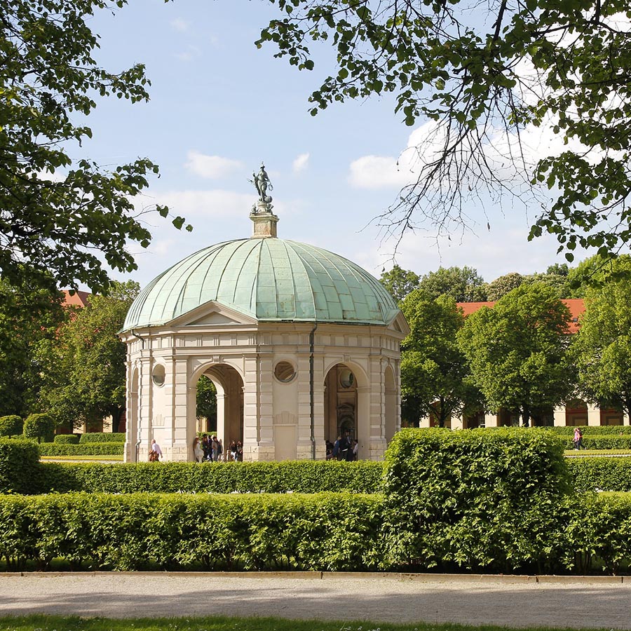 german-property - the picture shows a public park in Munich, Germany